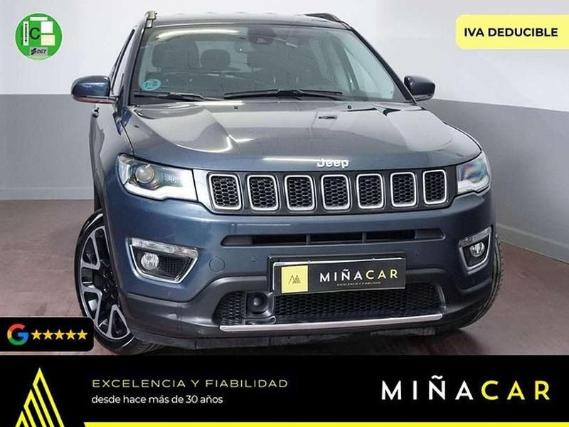 Azul Usado 2021 Jeep Compass Limited SUV | 16.425 € (Buen precio) - Imagen 1/4