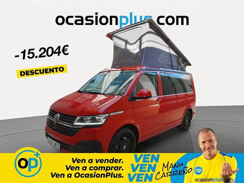 Usado VW California Beach 204 CV (150 kW) 2023 Rojo Van