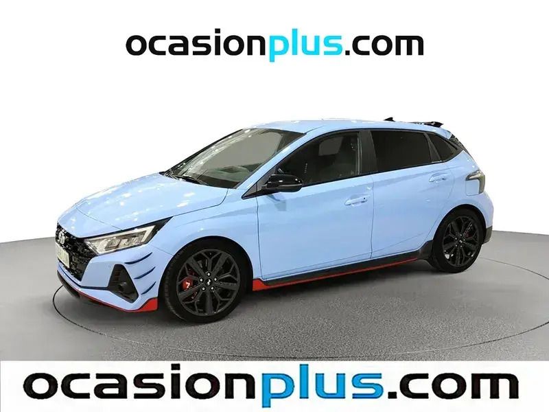 Azul Usado 2021 Hyundai i20 Utilitario | 24.091 € (Precio justo) - Imagen 1/4