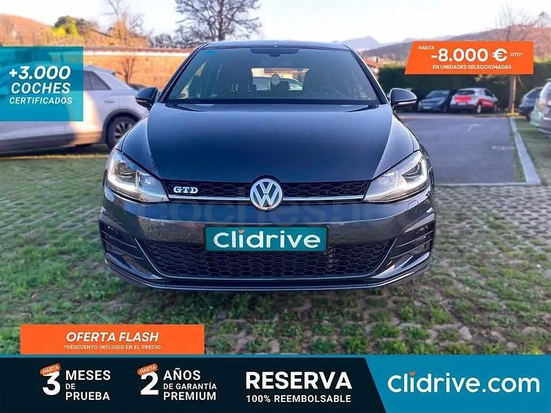 Usado VW Golf VII GTD 184 CV (135 kW) 2017 Azul Berlina