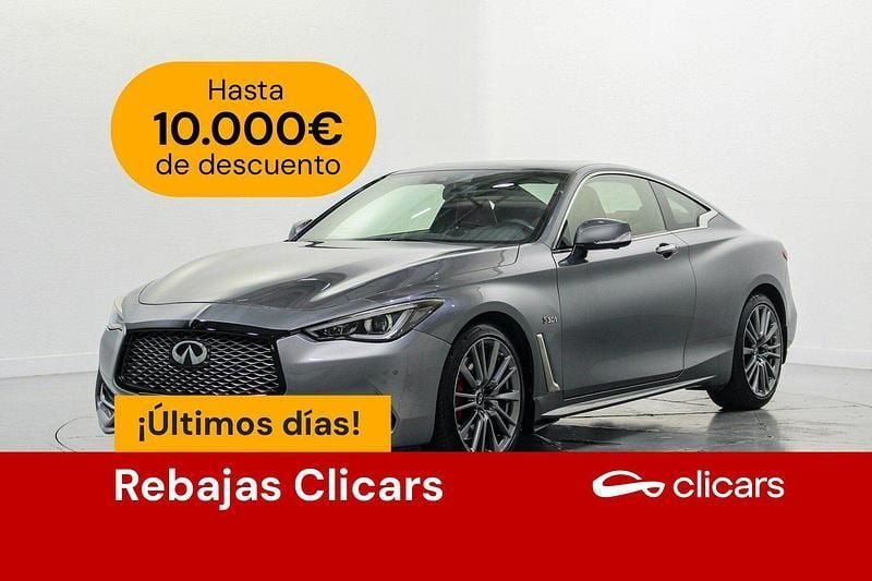 Gris Usado 2019 Infiniti Q60 Sport Tech Coupe | 30.990 € - Imagen 1/4