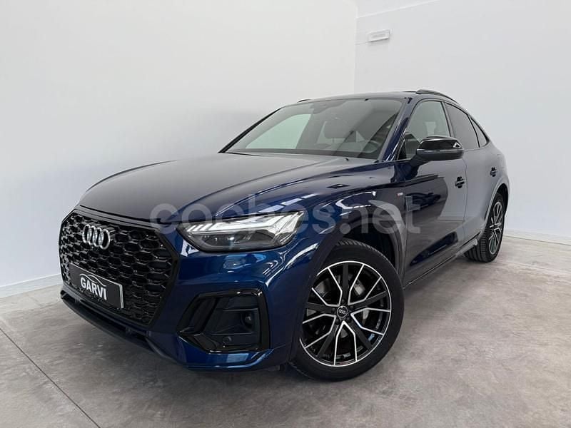 Azul Usado 2021 Audi Q5 Sportback Ambiente SUV | 52.990 € (Caro) - Imagen 1/4