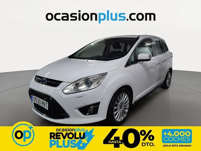 Usado Ford C-MAX Titanium 125 CV (91 kW) 2014 Blanco Monovolumen