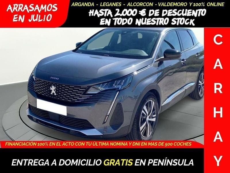 Gris Usado 2021 Peugeot 3008 Allure SUV | 17.690 € (Buen precio) - Imagen 1/4