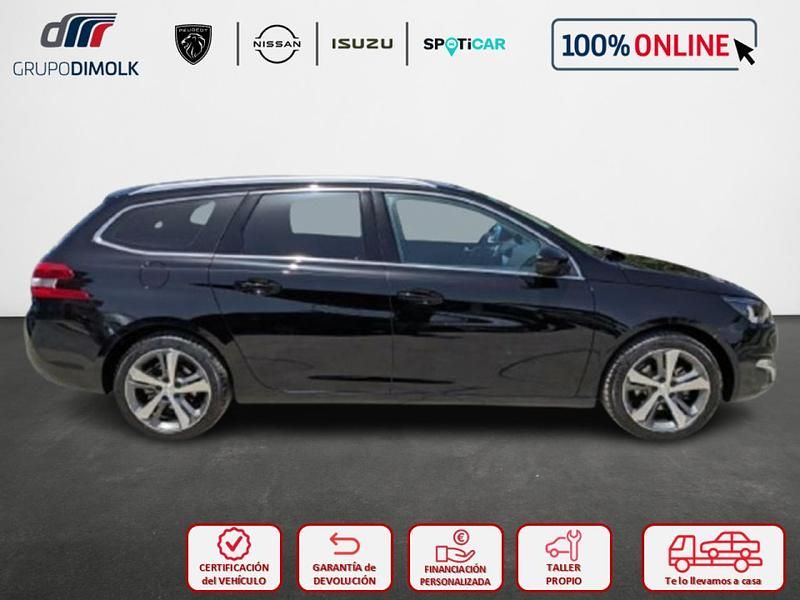 Usado Peugeot 308 SW Allure 130 CV (95 kW) 2019 Negro Familiar