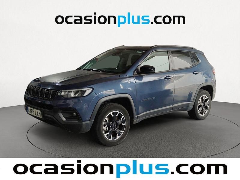 Azul Usado 2022 Jeep Compass Trailhawk SUV | 20.364 € (Precio justo) - Imagen 1/4