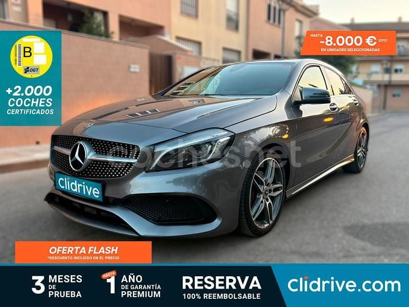 Gris / plata Usado 2017 Mercedes A200 Berlina | 17.490 € (Precio justo) - Imagen 1/3