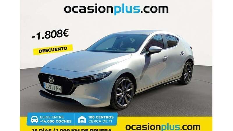 Plateado Usado 2020 Mazda 3 Utilitario | 18.082 € (Precio justo) - Imagen 1/4