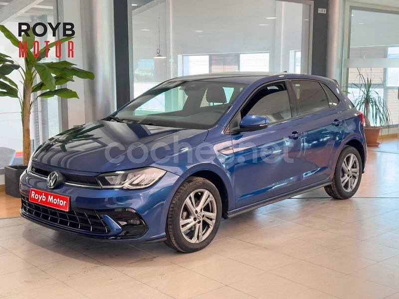Usado VW Polo R-line 95 CV (69 kW) 2022 Azul Berlina