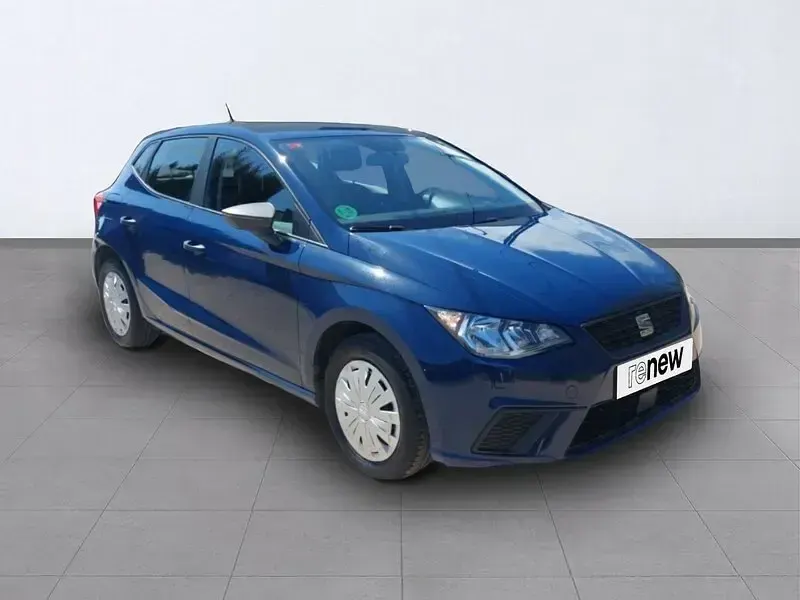 Usado Seat Ibiza Reference 80 CV (58 kW) 2018 Azul Utilitario