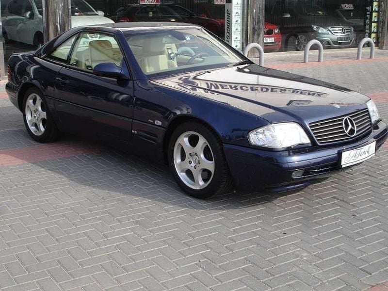 Azul Usado 1999 Mercedes SL500 Descapotable | 39.000 € - Imagen 1/4