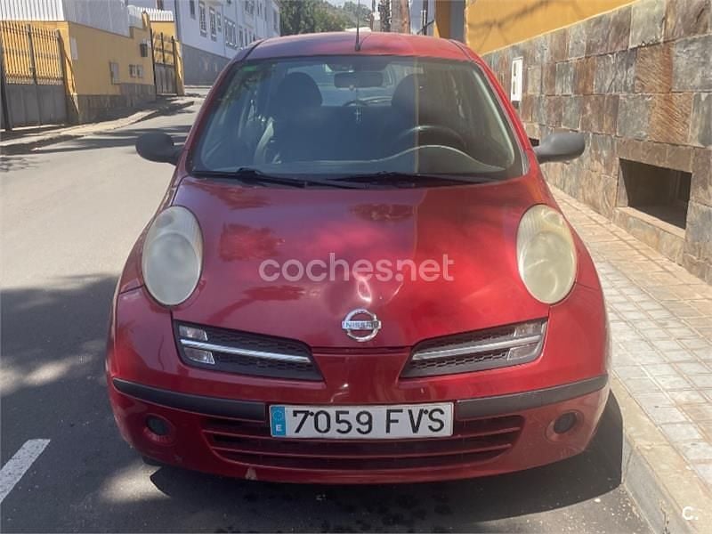 Usado Nissan Micra Visia 65 CV (47 kW) 2007 Granate Berlina
