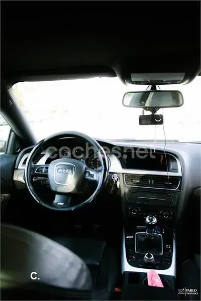 Usado Audi A5 190 CV (139 kW) 2010 Negro Coupe