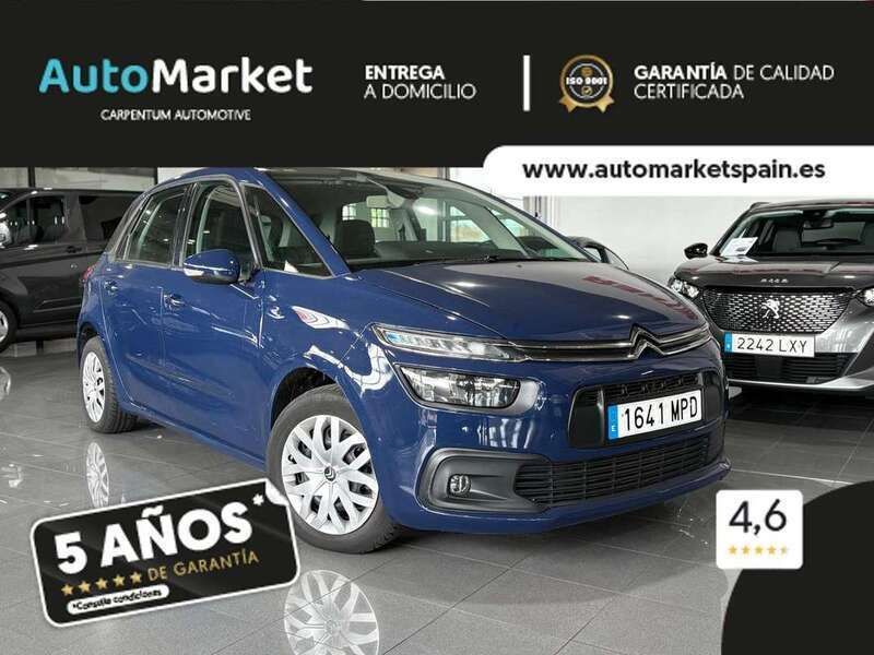 Azul Usado 2018 Citroën C4 Picasso Shine Monovolumen | 10.500 € (Buen precio) - Imagen 1/4