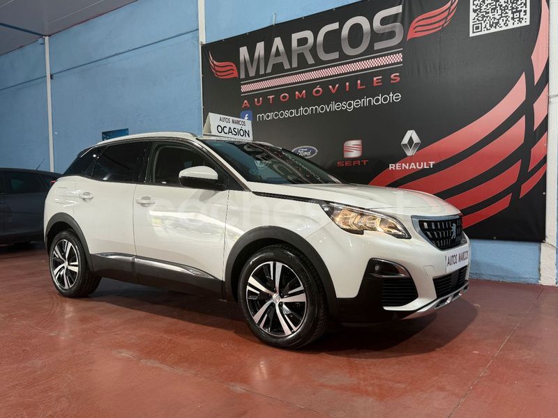 Blanco Usado 2019 Peugeot 3008 Allure SUV | 15.000 € (Precio justo) - Imagen 1/4