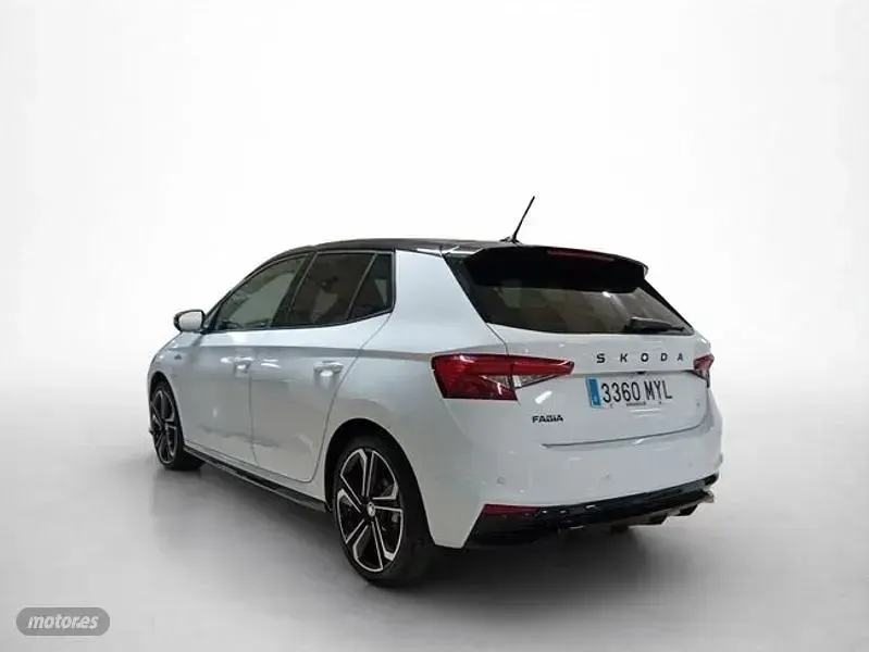 Usado Skoda Fabia Monte Carlo 115 CV (84 kW) 2025 Blanco Utilitario