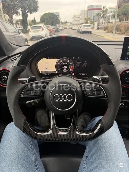 Usado Audi RS3 Performance 400 CV (294 kW) 2017 Negro Berlina
