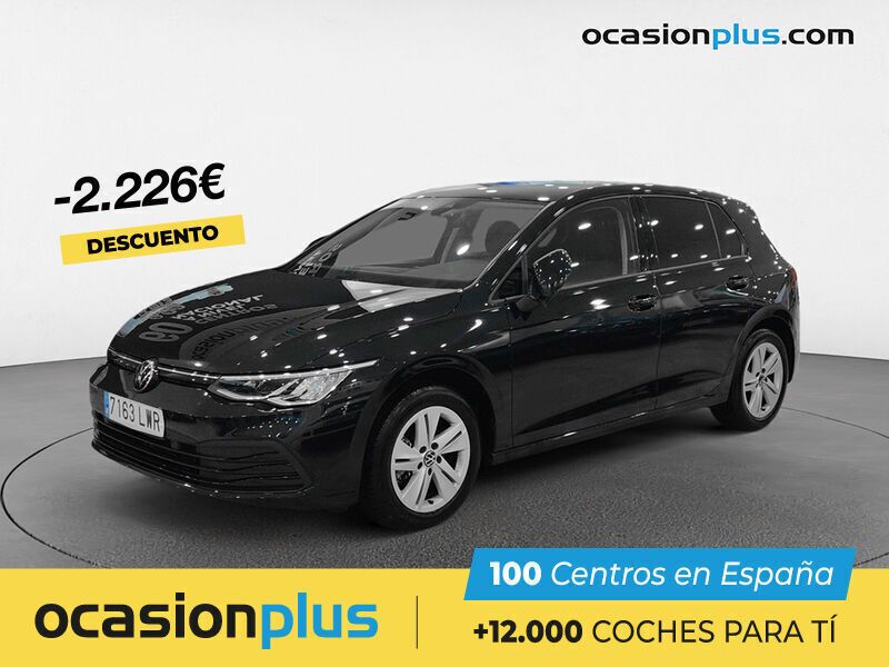 Negro Usado 2022 VW Golf VIII Life | 22.350 € (Precio justo) - Imagen 1/4