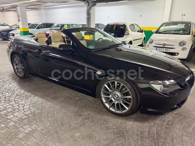 Usado BMW 630 Cabriolet 258 CV (189 kW) 2006 Negro Descapotable