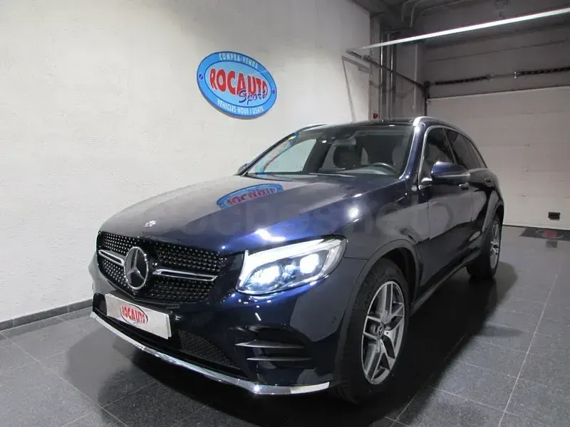 Usado Mercedes GLC250 211 CV (155 kW) 2018 Azul SUV
