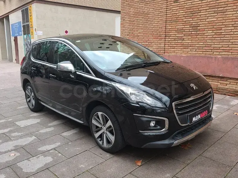 Usado Peugeot 3008 Allure 130 CV (95 kW) 2016 Negro Berlina