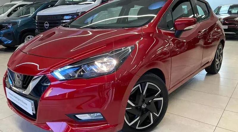 Passion red (metalizado) Usado 2021 Nissan Micra Acenta | 11.900 € (Precio justo) - Imagen 1/4