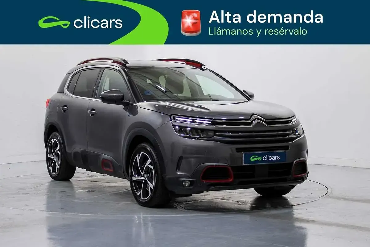 Usado Citroën C5 Aircross Feel 179 CV (131 kW) 2021 Gris SUV