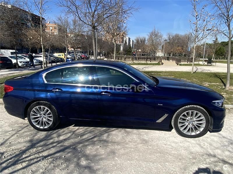 Azul Usado 2017 BMW 520 Efficient Dynamics Berlina | 18.300 € (Precio justo) - Imagen 1/4