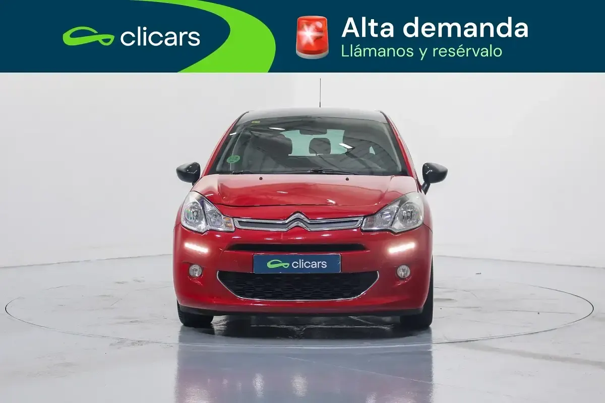 Usado Citroën C3 Feel 82 CV (60 kW) 2016 Rojo Berlina