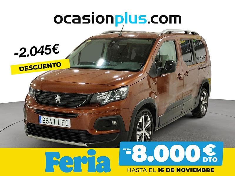 Marrón Usado 2020 Peugeot Rifter GT-line Monovolumen | 19.200 € (Precio justo) - Imagen 1/3