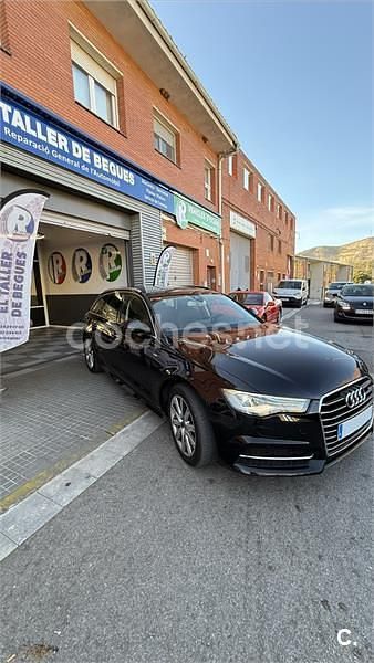 Usado Audi A6 S-Line 190 CV (139 kW) 2016 Negro Familiar