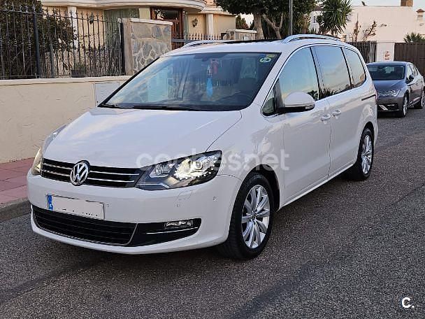 Usado VW Sharan Sport 177 CV (130 kW) 2014 Blanco Monovolumen