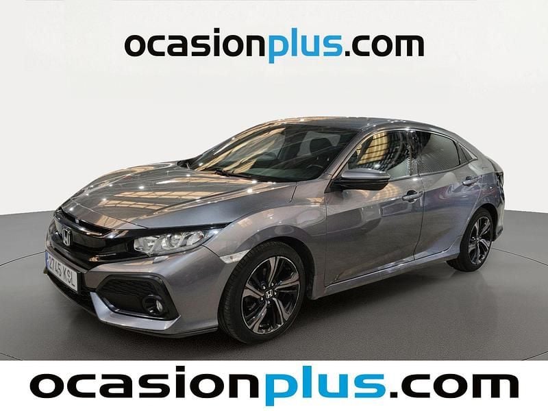 Gris Usado 2018 Honda Civic Elegance Berlina | 16.591 € (Precio justo) - Imagen 1/4