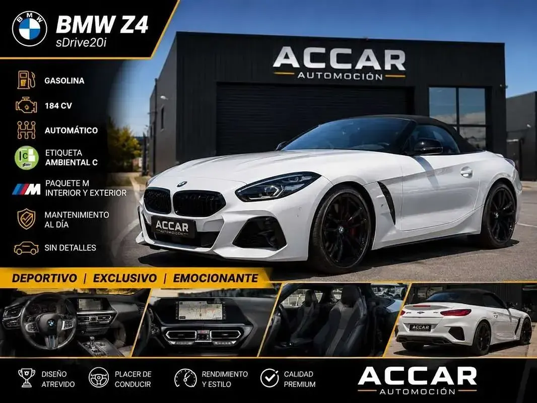 Usado BMW Z4 Comfort Edition 197 CV (144 kW) 2025 Blanco Descapotable