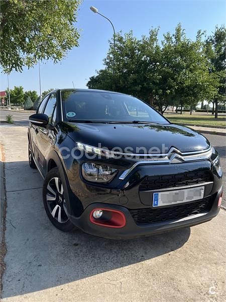 Negro Usado 2021 Citroën C3 PureTech Utilitario | 10.500 € (Precio justo) - Imagen 1/4