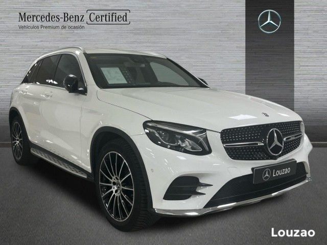 Usado Mercedes GLC250 AMG line 204 CV (150 kW) 2018 Blanco polar