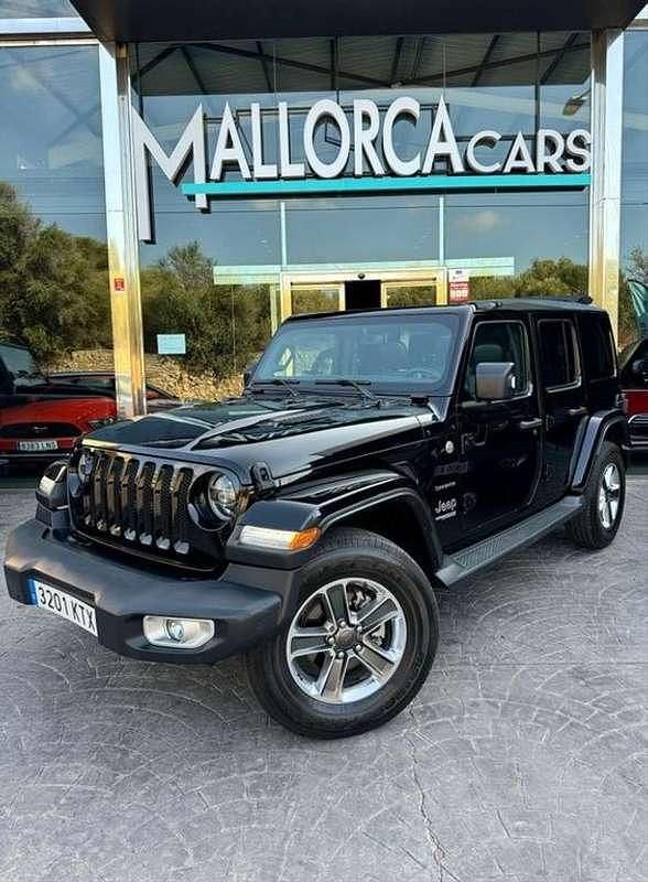 Usado Jeep Wrangler Sahara 200 CV (147 kW) 2019 Negro SUV