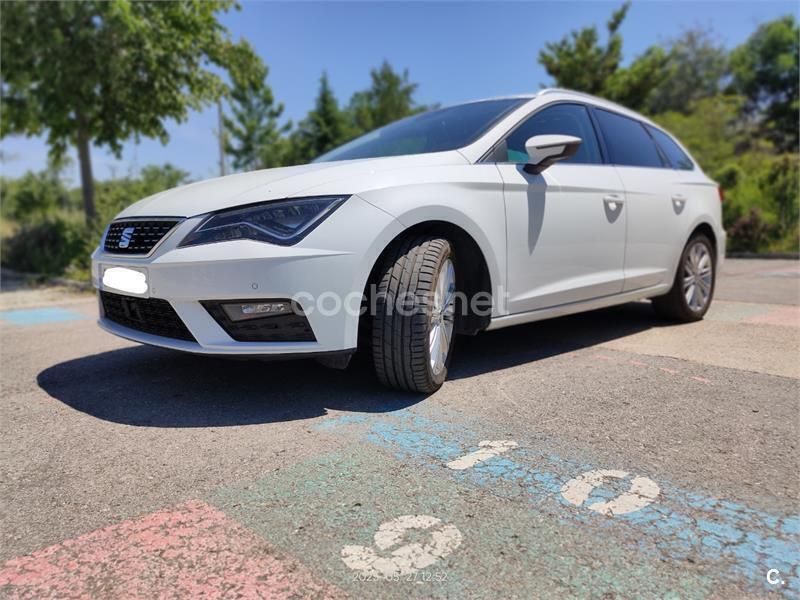 Blanco Usado 2020 Seat Leon ST XCELLENCE Familiar | 10.900 € (Super precio) - Imagen 1/4