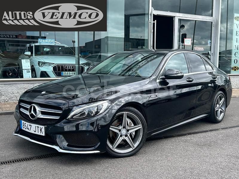 Negro Usado 2016 Mercedes C220 AMG line Berlina | 20.990 € (Precio justo) - Imagen 1/4