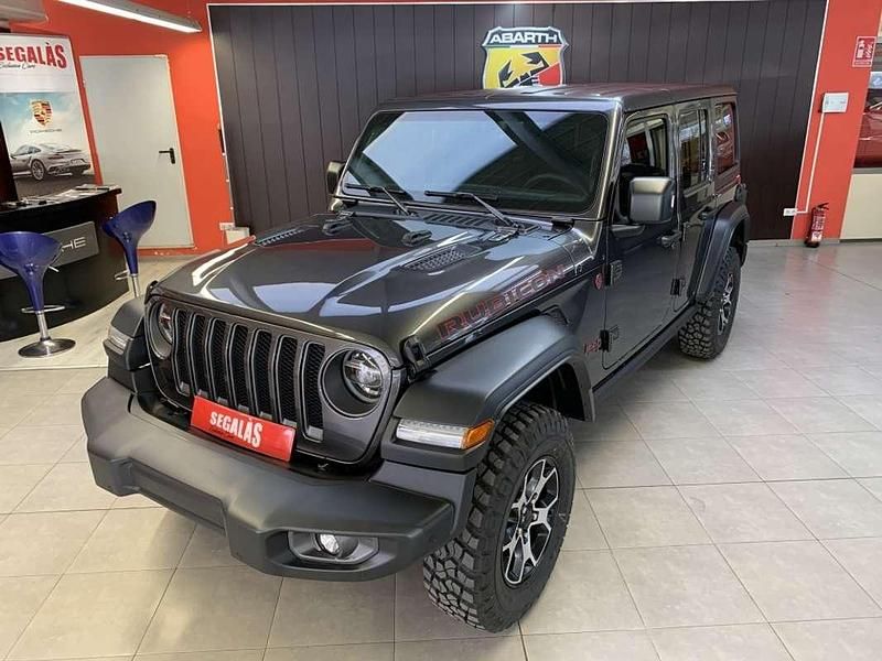Usado Jeep Wrangler Unlimited Rubicon 200 CV (147 kW) 2019 Gris SUV