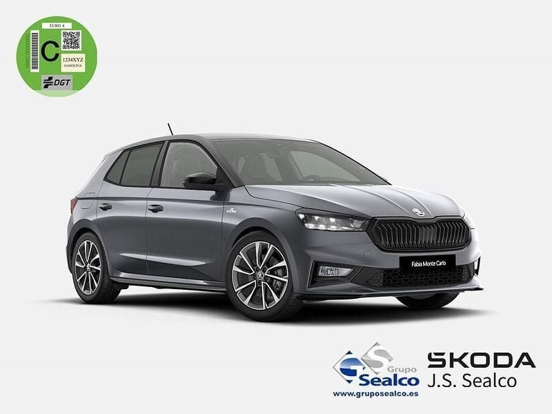 Gris Nuevo 2025 Skoda Fabia Monte Carlo | 28.455 € (Caro) - Imagen 1/4