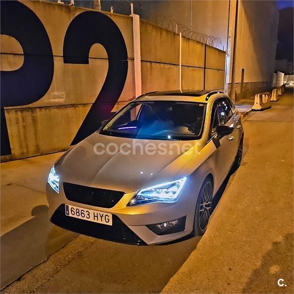 Beige Usado 2014 Seat Leon ST FR Familiar | 13.800 € (Precio justo) - Imagen 1/4