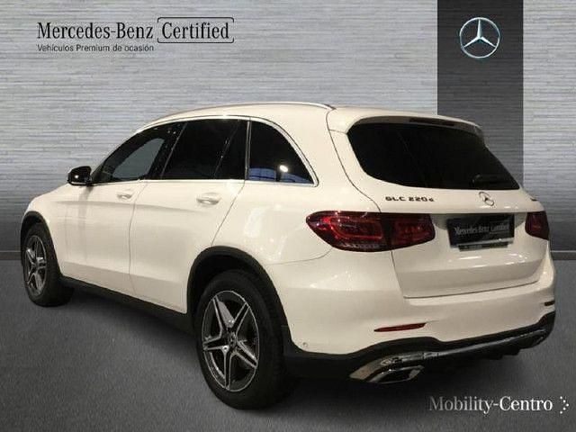 Usado Mercedes GLC220 AMG line 194 CV (142 kW) 2022 Blanco polar