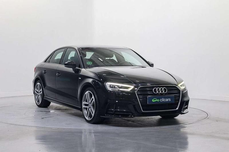 Usado Audi A3 S-Line 116 CV (85 kW) 2017 Negro Berlina