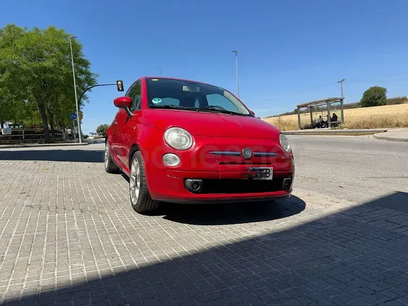 Usado Fiat 500 Sport 69 CV (50 kW) 2009 Rojo Descapotable