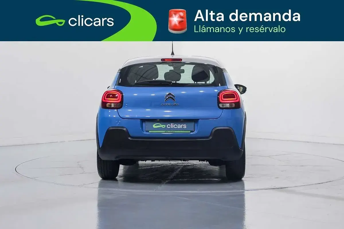 Usado Citroën C3 Feel 82 CV (60 kW) 2017 Azul Utilitario
