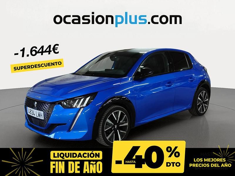 Azul Usado 2022 Peugeot 208 GT Utilitario | 18.090 € (Caro) - Imagen 1/4