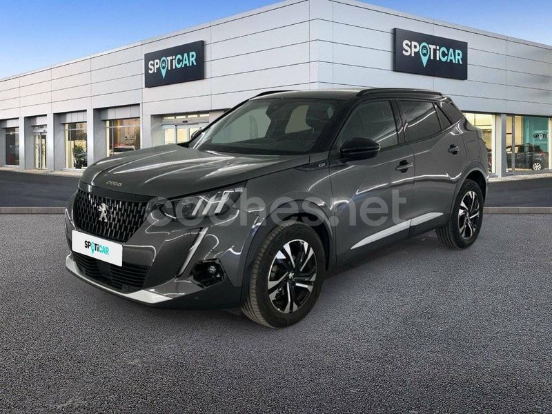 Gris Usado 2022 Peugeot 2008 GT SUV | 19.990 € (Precio justo) - Imagen 1/4