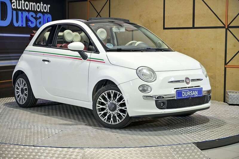 Usado Fiat 500C Lounge 69 CV (50 kW) 2011 Blanco Descapotable