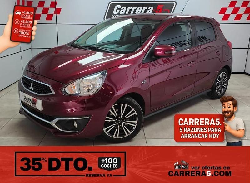 Maroon Usado 2018 Mitsubishi Space Star Berlina | 9500 € (Precio justo) - Imagen 1/4